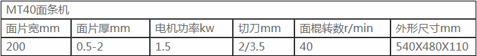 面條機(jī) MT-40